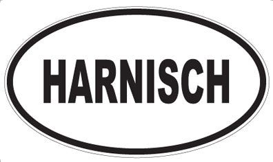 HARNISCH - Oval Sticker