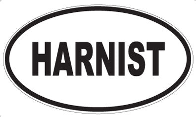 HARNIST - Oval Sticker