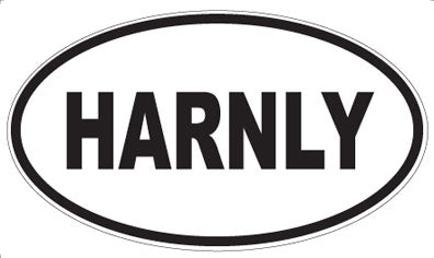 HARNLY - Oval Sticker