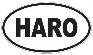 HARO - Oval Sticker