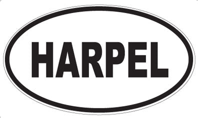 HARPEL - Oval Sticker