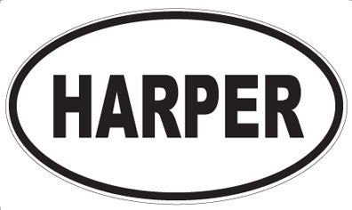 HARPER - Oval Magnet