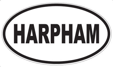 HARPHAM - Oval Sticker