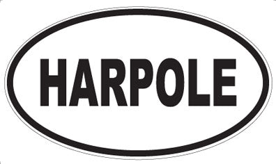 HARPOLE - Oval Sticker