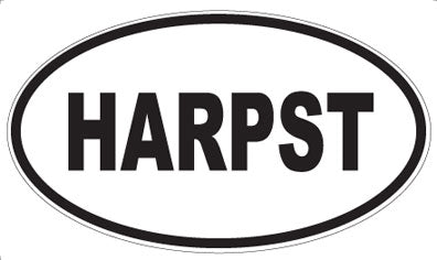HARPST - Oval Sticker