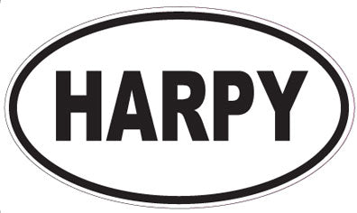 HARPY - Oval Magnet