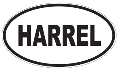 HARREL - Oval Sticker