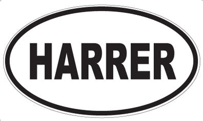 HARRER - Oval Sticker