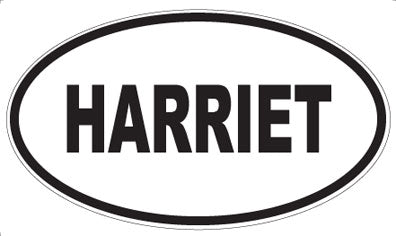 HARRIET - Oval Sticker