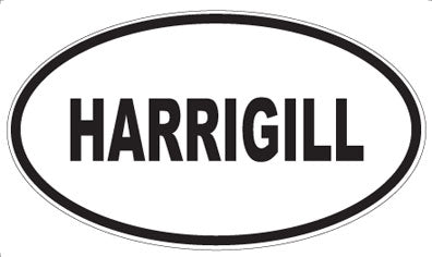 HARRIGILL - Oval Sticker