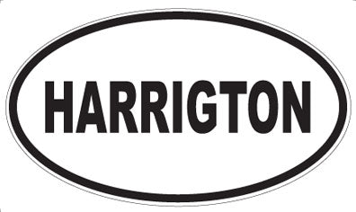 HARRIGTON - Oval Sticker
