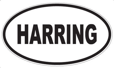 HARRING - Oval Sticker