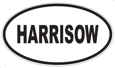HARRISOW - Oval Sticker