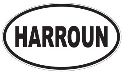 HARROUN - Oval Sticker