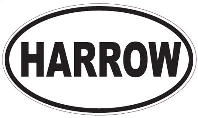 HARROW - Oval Sticker