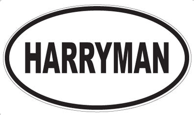 HARRYMAN - Oval Sticker