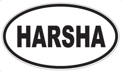 HARSHA - Oval Magnet