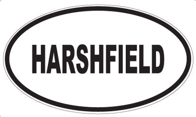HARSHFIELD - Oval Sticker