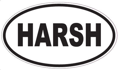 HARSH - Oval Magnet