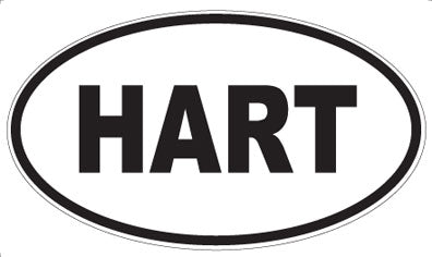 HART - Oval Magnet