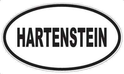 HARTENSTEIN - Oval Sticker