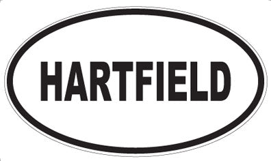 HARTFIELD - Oval Sticker