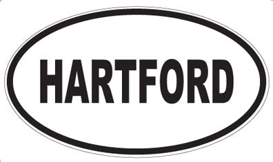 HARTFORD - Oval Sticker