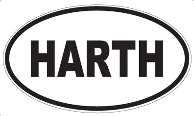 HARTH - Oval Sticker