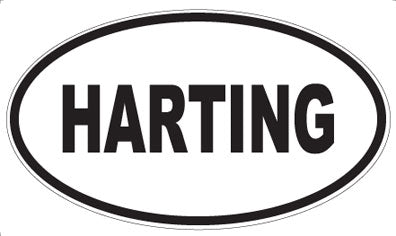 HARTING - Oval Sticker