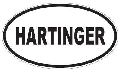 HARTINGER - Oval Sticker