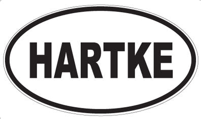 HARTKE - Oval Sticker