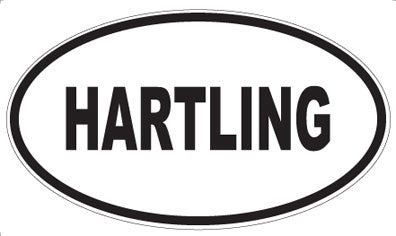 HARTLING - Oval Sticker