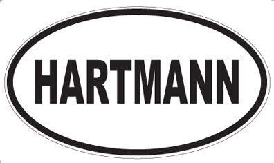 HARTMANN - Oval Sticker