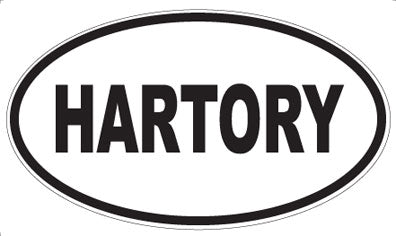 HARTORY - Oval Sticker