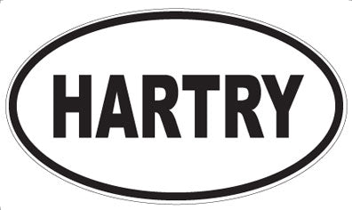 HARTRY - Oval Sticker