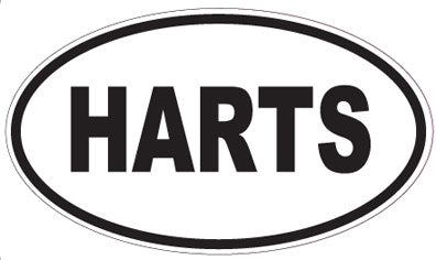 HARTS - Oval Sticker