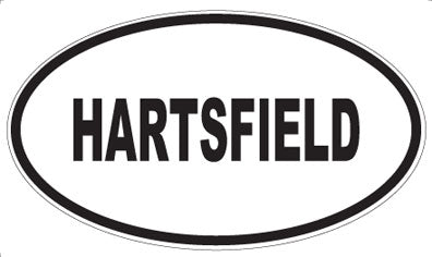 HARTSFIELD - Oval Sticker