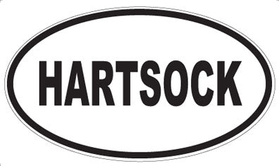 HARTSOCK - Oval Sticker