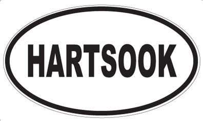 HARTSOOK - Oval Sticker