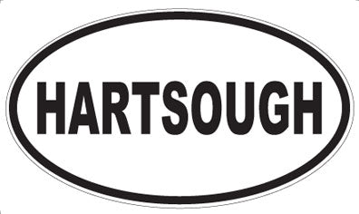 HARTSOUGH - Oval Sticker