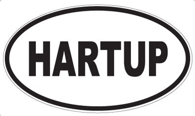 HARTUP - Oval Sticker