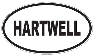 HARTWELL - Oval Sticker