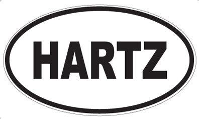 HARTZ - Oval Sticker