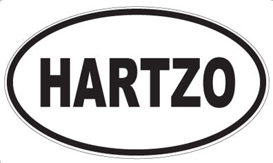 HARTZO - Oval Sticker