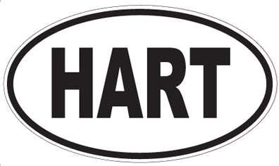 HART - Oval Sticker