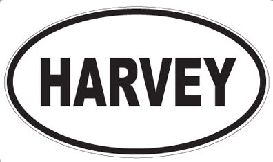 HARVEY - Oval Sticker