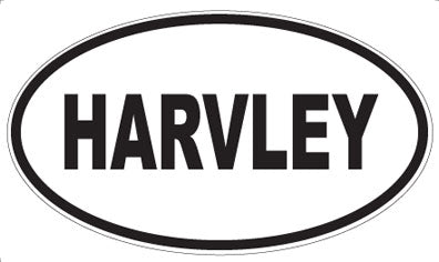 HARVLEY - Oval Sticker