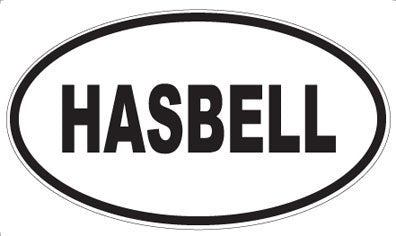 HASBELL - Oval Magnet