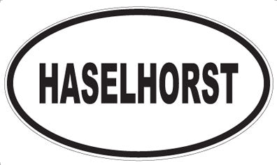 HASELHORST - Oval Sticker