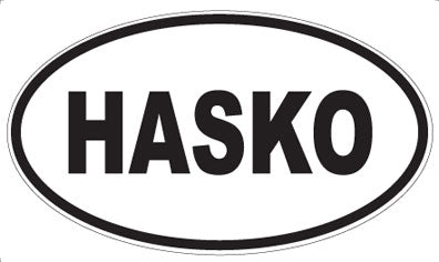 HASKO - Oval Sticker